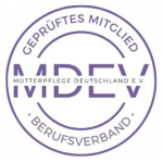 Geprüftes Mitglied im Berufsverband Mütterpflege Deutschland e.V.